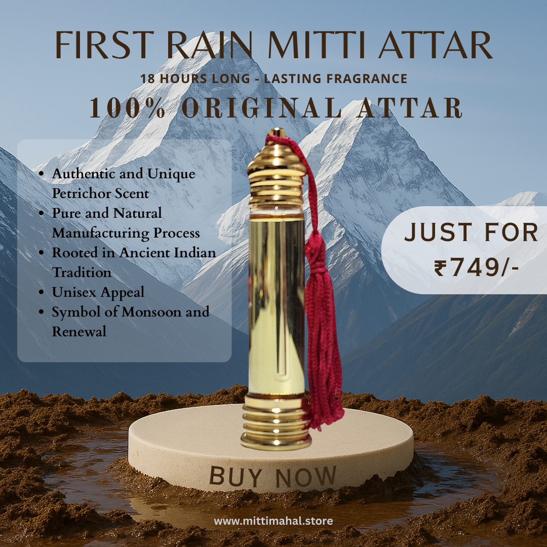 Kannauj Mitti Attar – Scent of First Rain