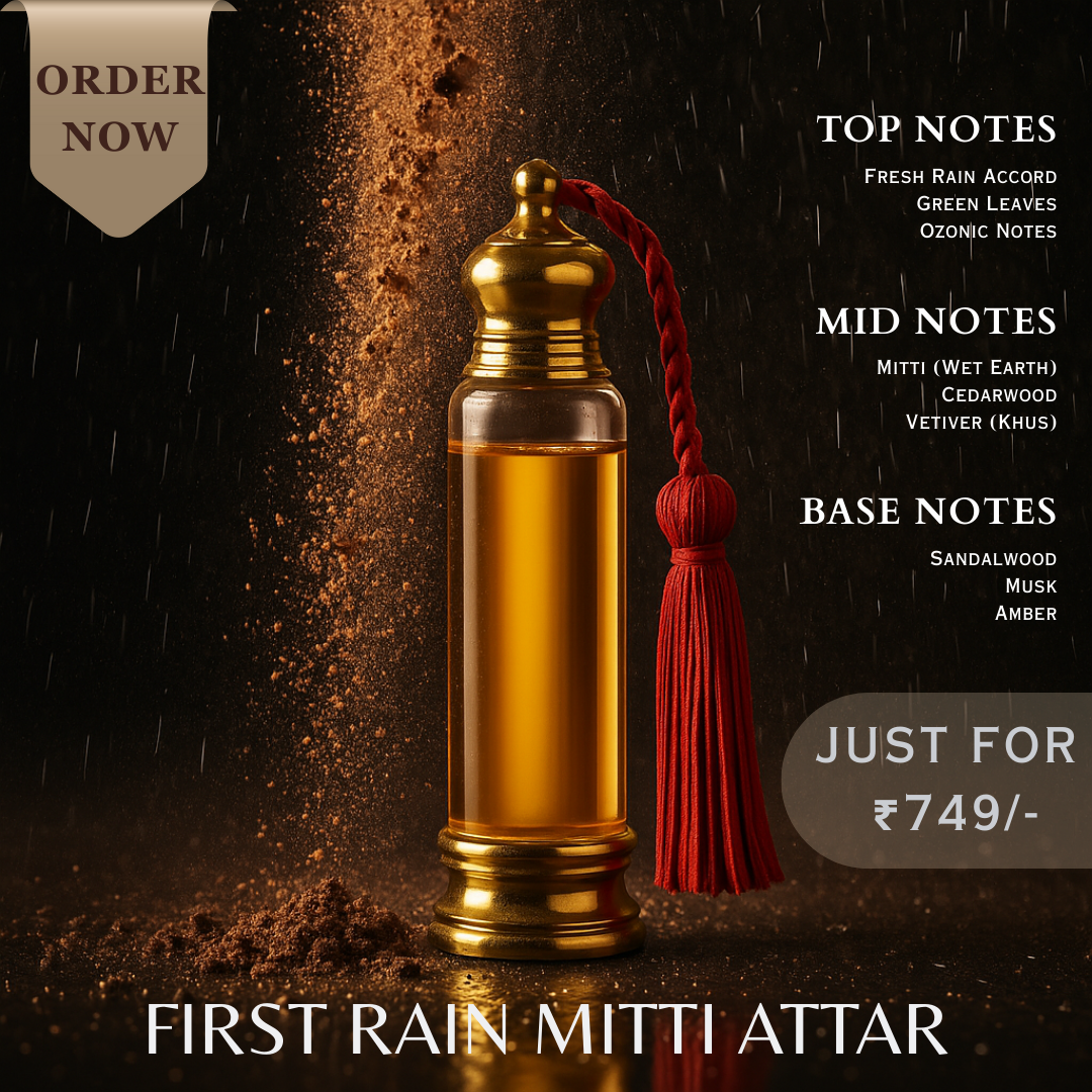 Kannauj Mitti Attar –  Scent of First Rain